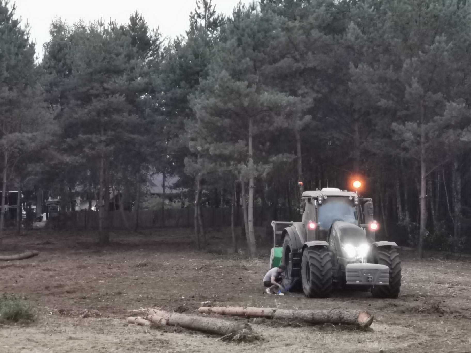 Porządkowanie działek z drzew krzewów Mulczer Karczowanie