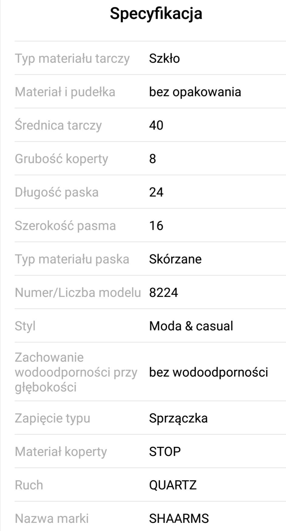 Luksusowy zegarek damski komplet