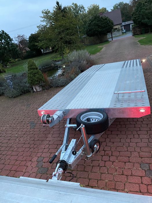 wynajem lawety dł 5m, szer 2,1m, dmc 2500kg, ład 1800kg