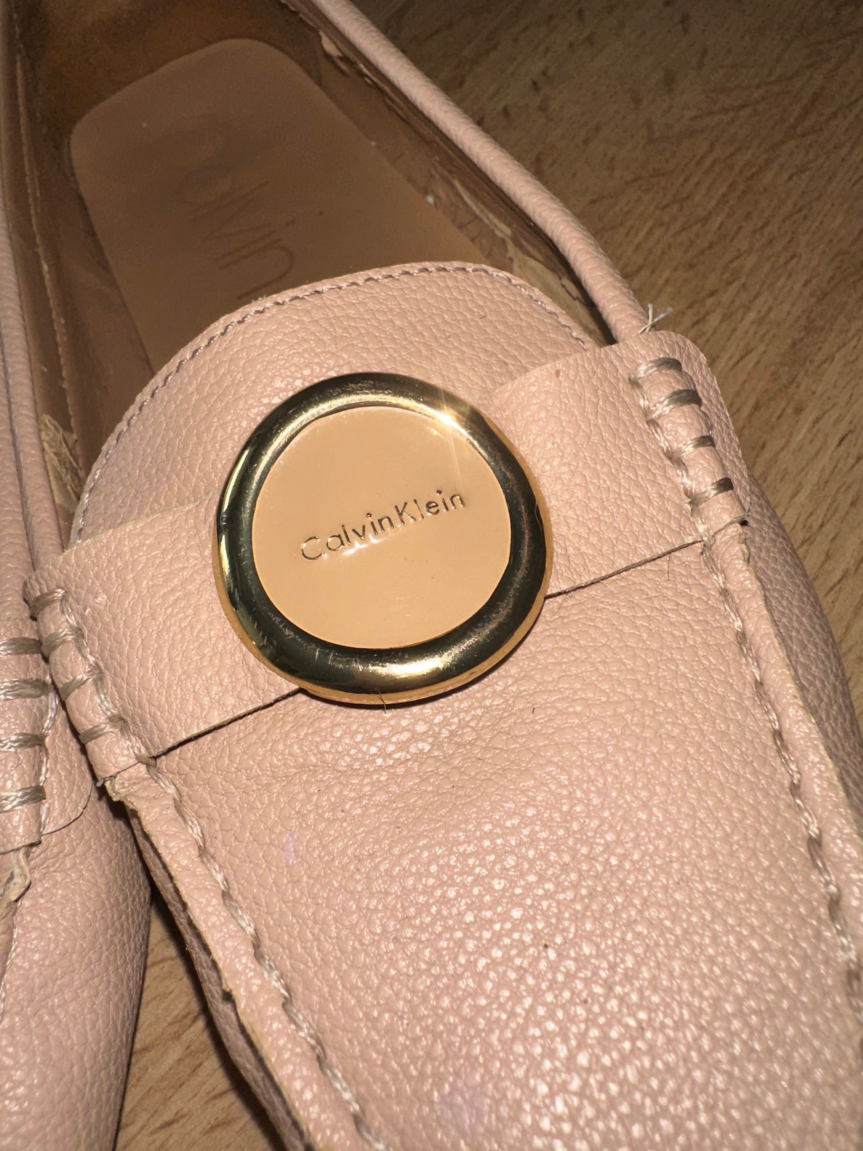 buty mokasyny baletki Calvin Klein r 37 wkładką 23,5cm używane