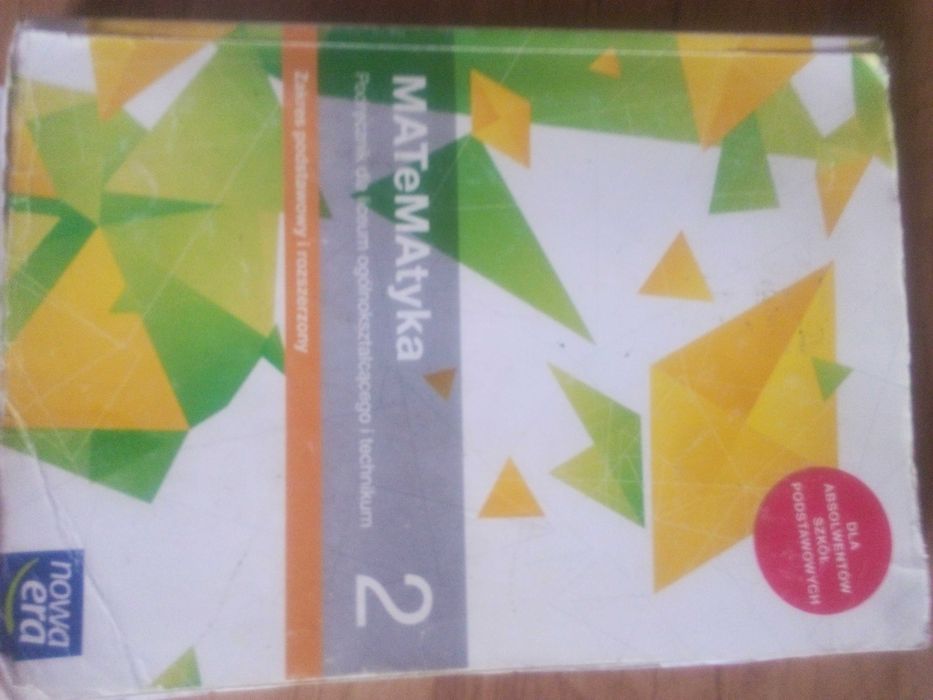 Matematyka 2 zakr. roz. 2 kl.  liceum