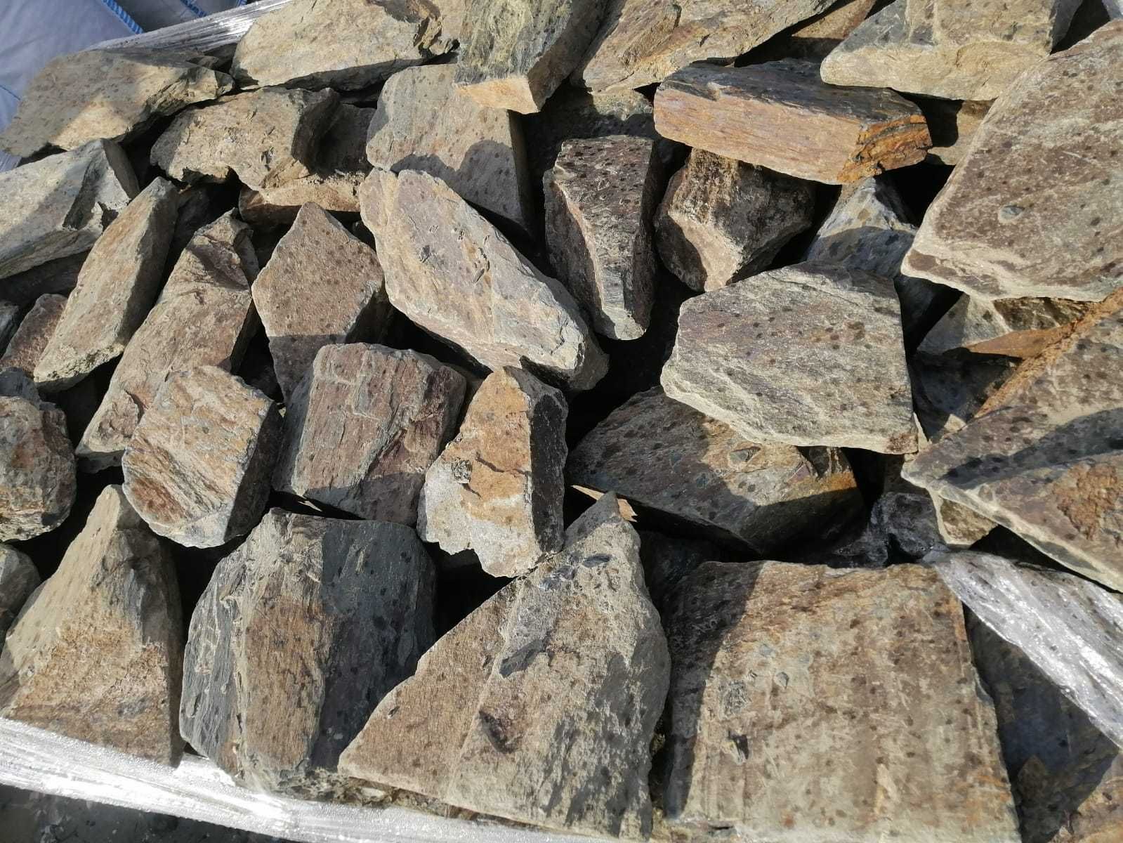 Łupek szarogłazowy kamienie na skalniak murek oporowy TONA z dostawą