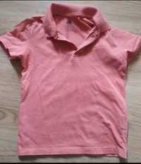 H&m t-shirt polo łososiowy rozmiar 98/104