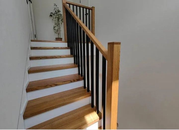 Сходи з дерева виготовлення та монтаж. Лесницы.