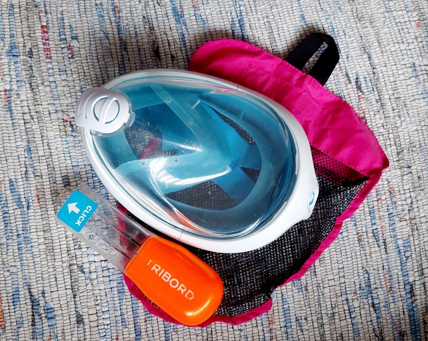 Панорамна маска для плавання Decathlon Easybreath M/L