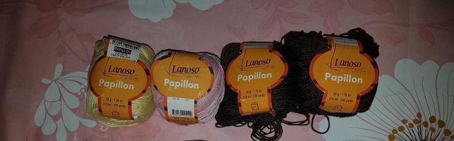 Papillon Lanoso пряжа, нитки 50г 115м мягкая, Новые Остатки