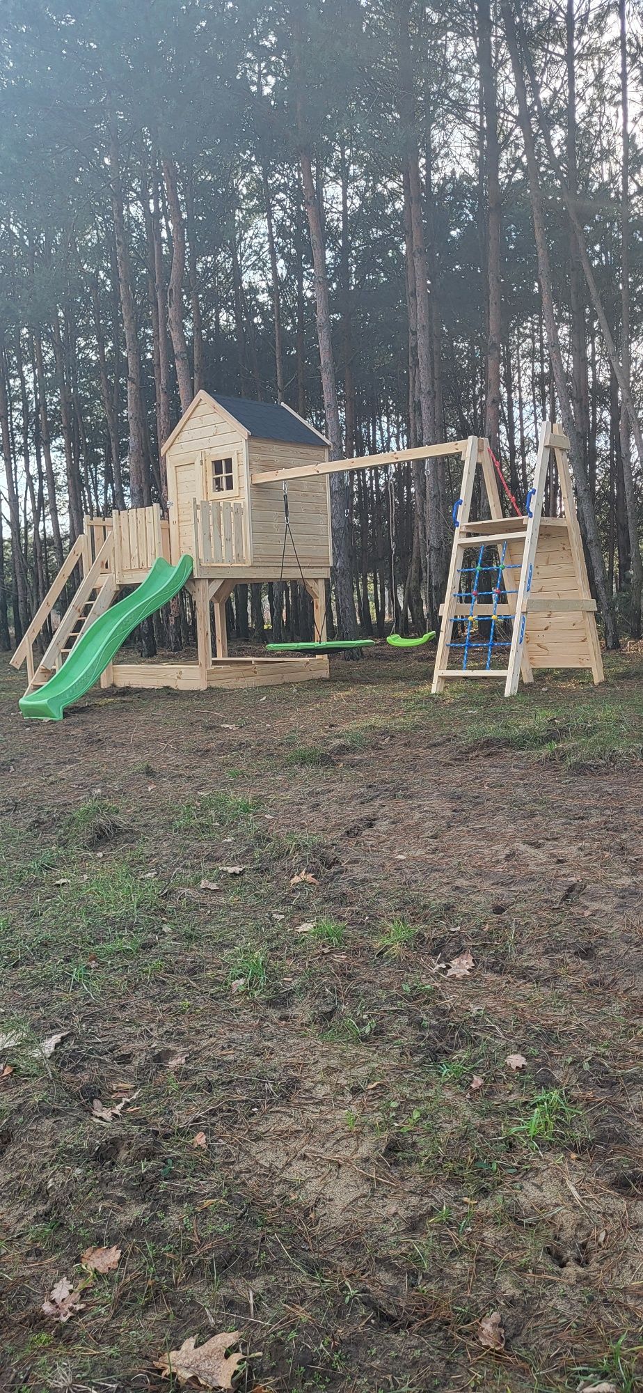 Domek dla dzieci Plac zabaw Drewniany domek dla dzieci