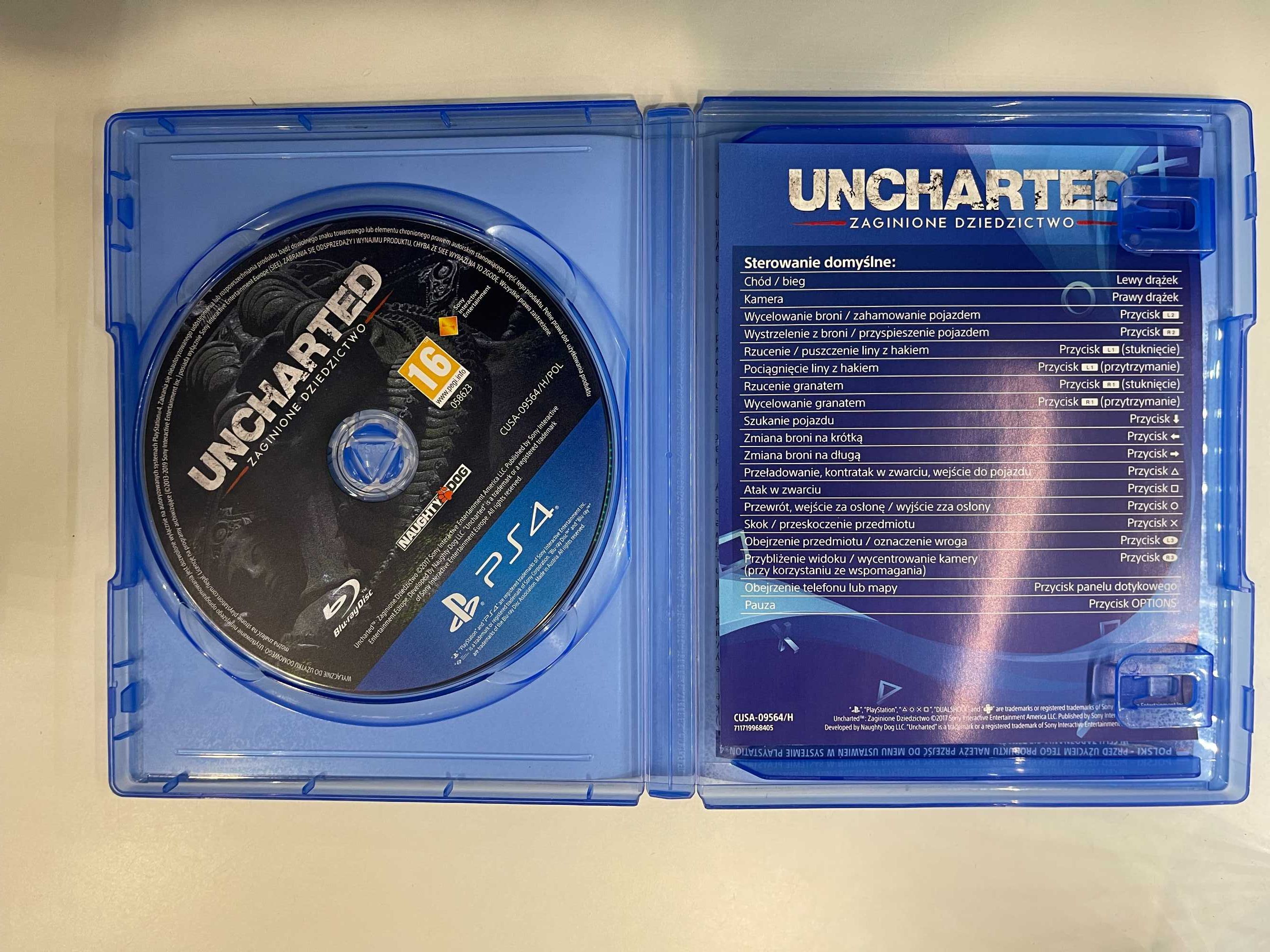 Uncharted Zaginione Dziedzictwo PS4 Playstation 4