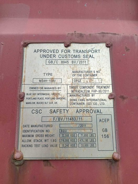 Sprzedam kontener morski magazynowy 12m/40'HC