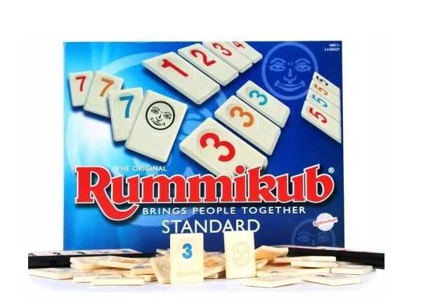 Rummikub Standard Gra liczbowa planszowa logiczna rodzinna