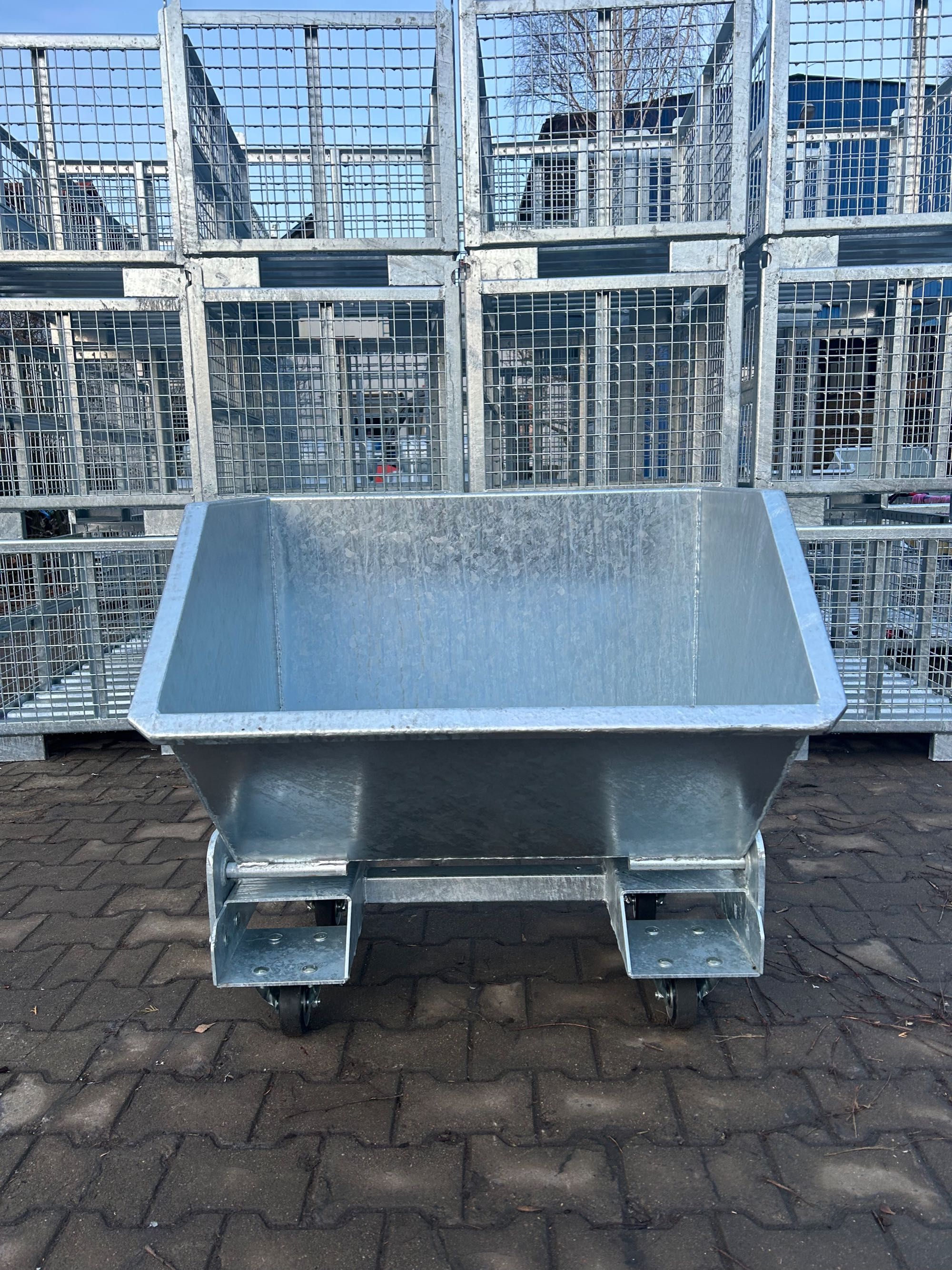 Kontener samowyładowczy / Koleba / Kontener ocynkowany 250L