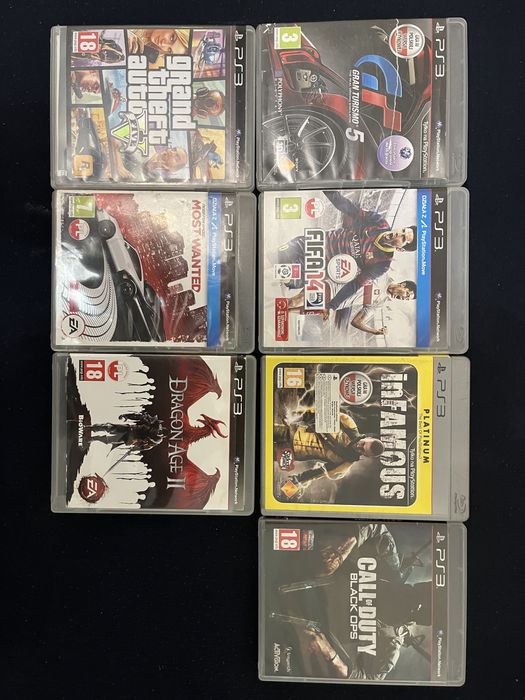 Komplet gier PS3. Okazja !  7 szt