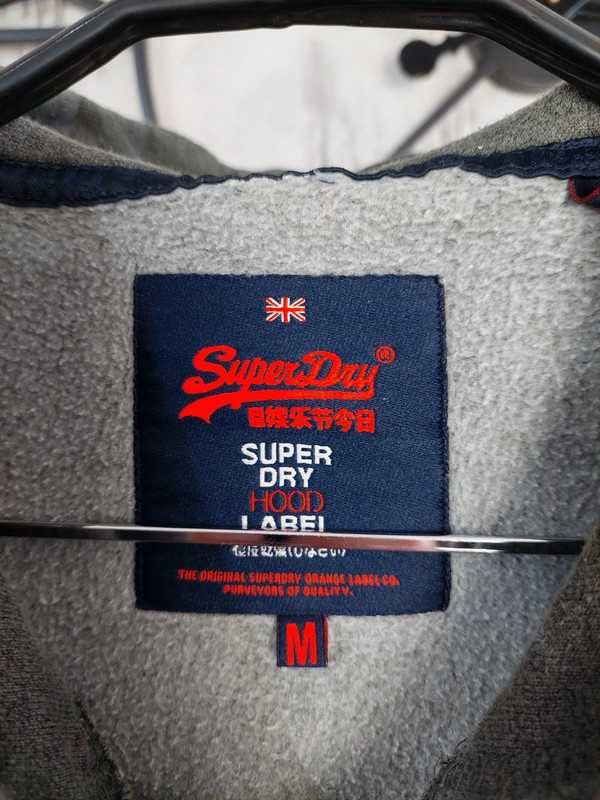 Superdry markowa bluza 87%bawełny roz M