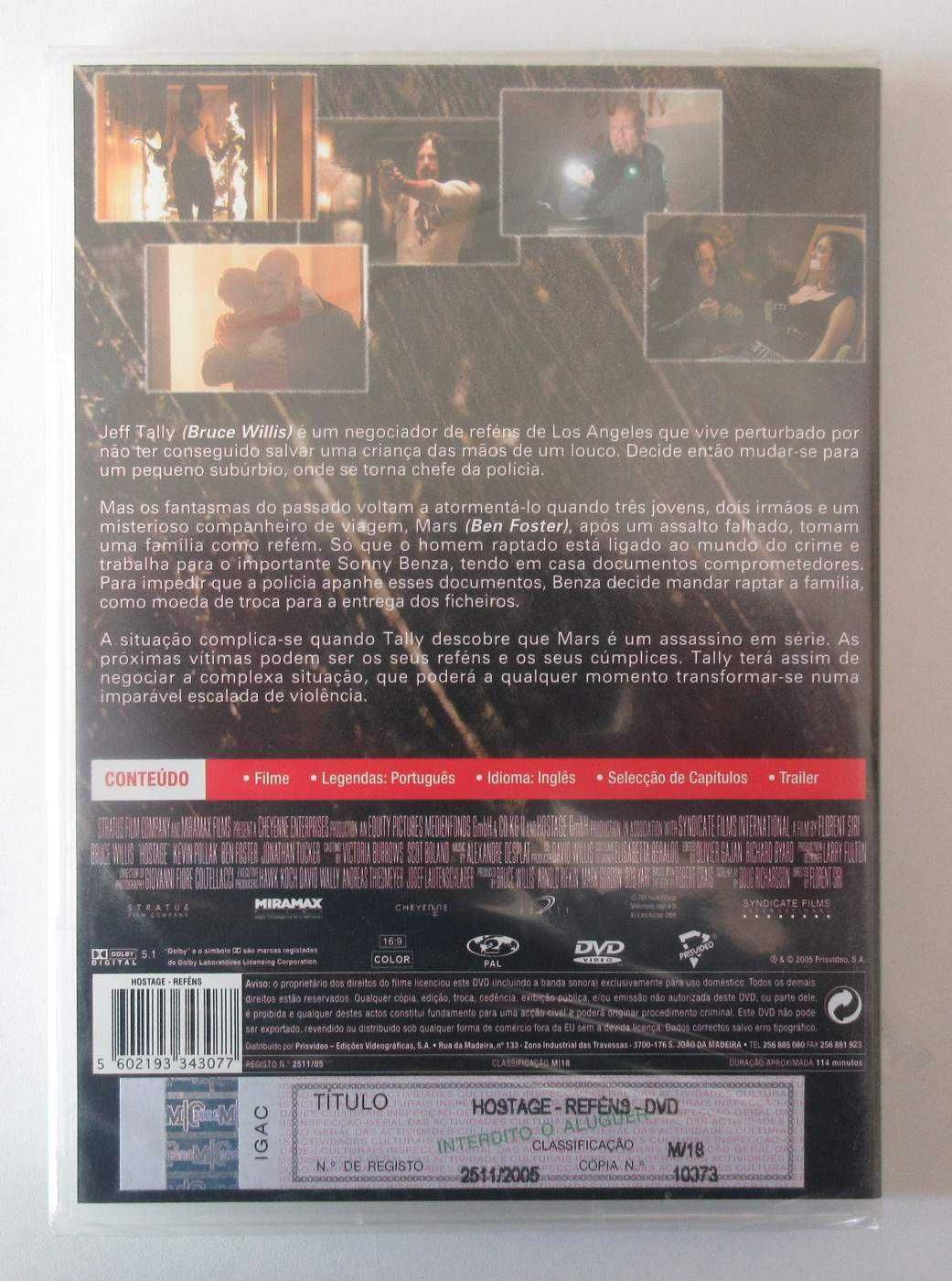 Hostage (Bruce Willis) (DVD NOVO / SELADO)