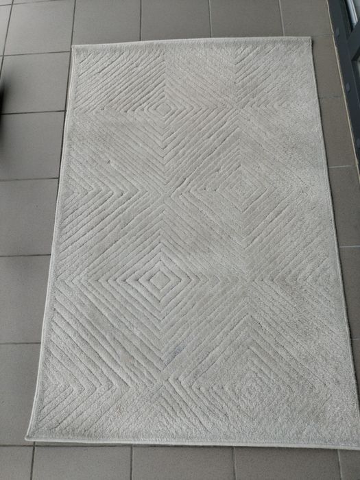 Dywan kremowy chodnik do pokoju Boho jasny do sypialni stylowy