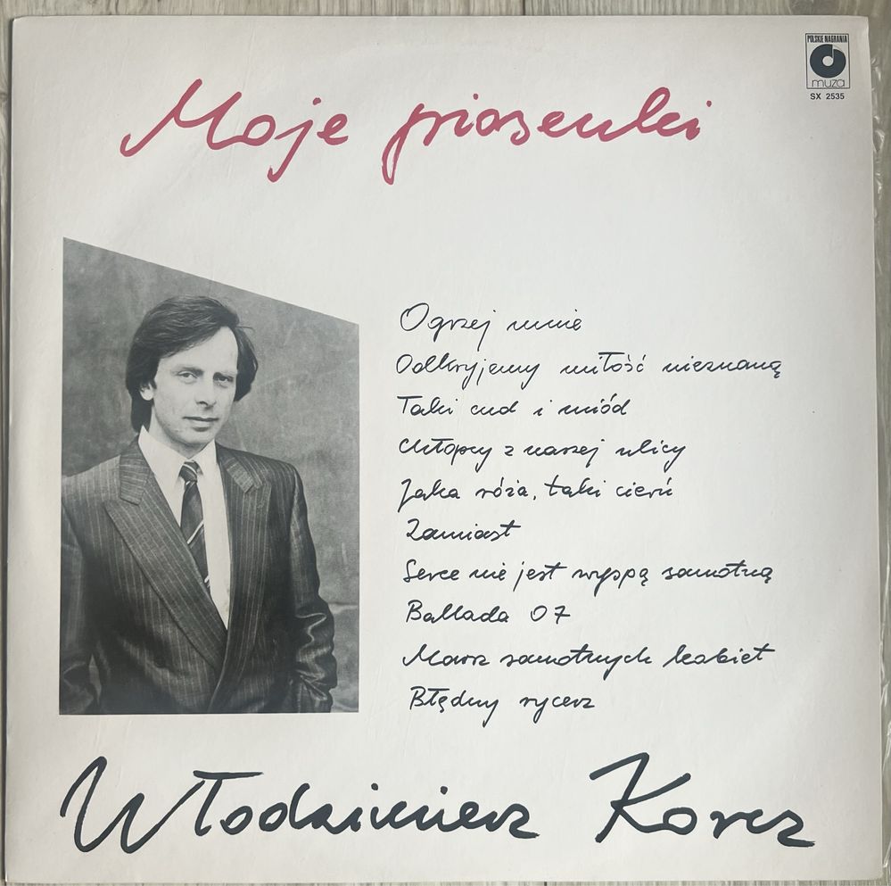 Włodzimierz Korcz- Moje piosenki LP SX2535 NOWA oryginał