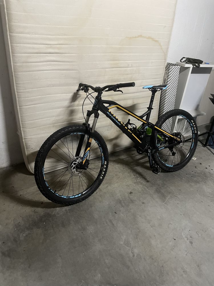 mondraker factor 27.5” 2018 black / orange / blue sky