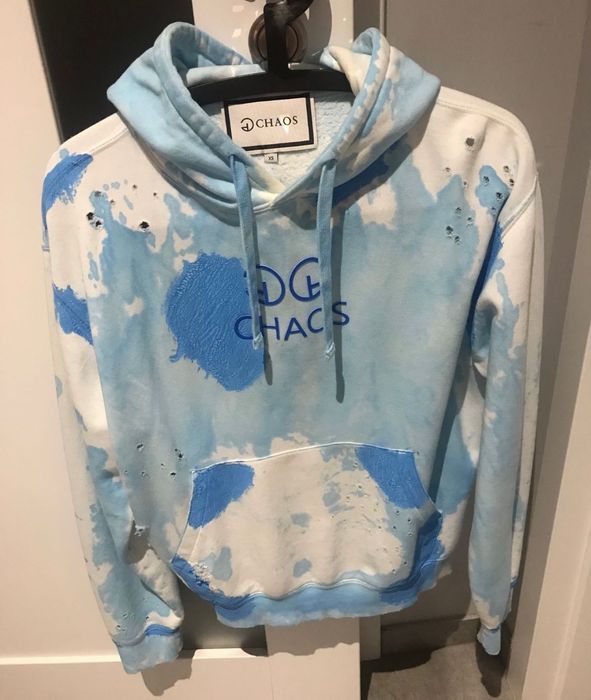 Chaos bluza splash niebieska M