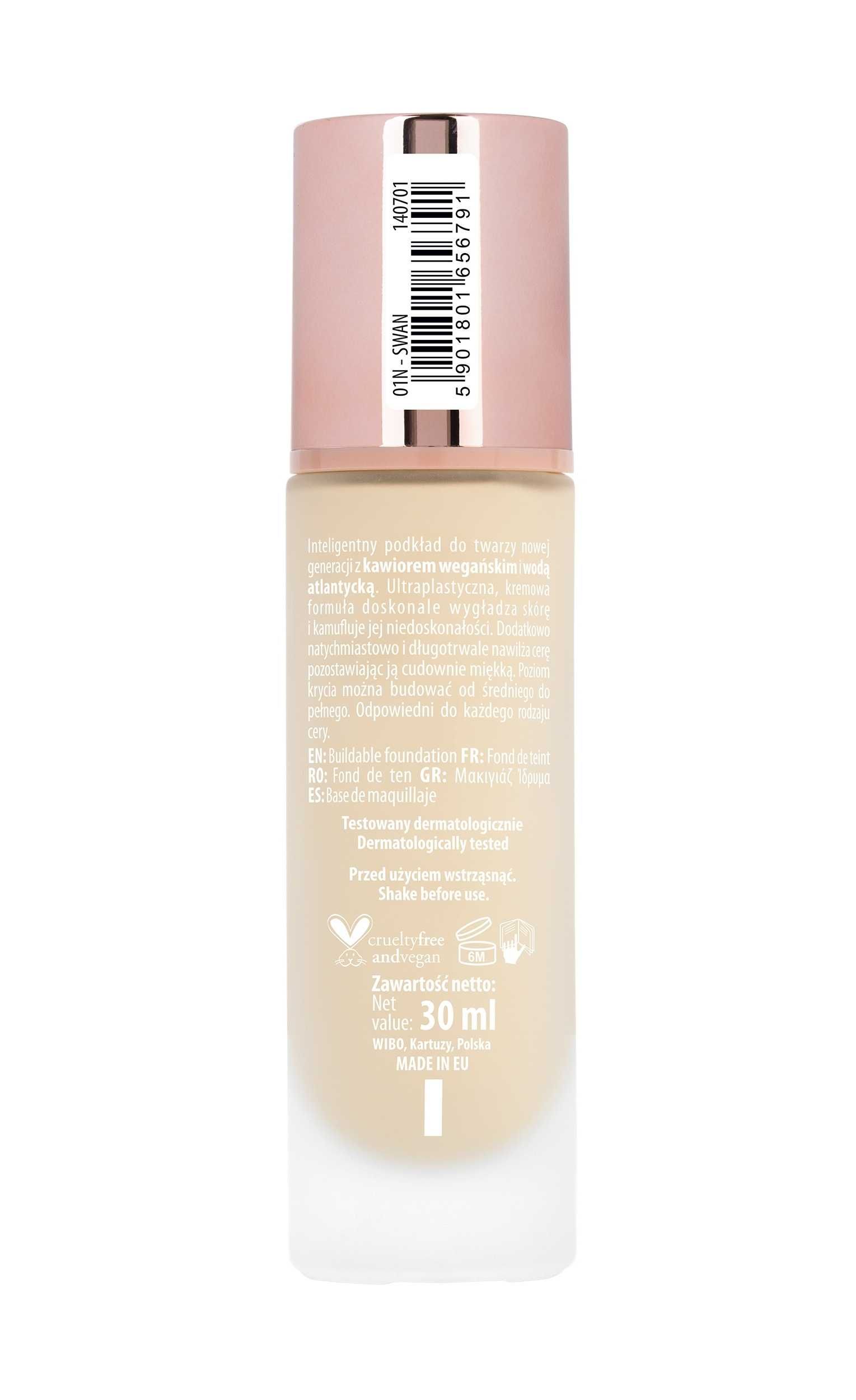 Podkład NAM Smart Flawless Foundation kryjący podkład 06W Sand