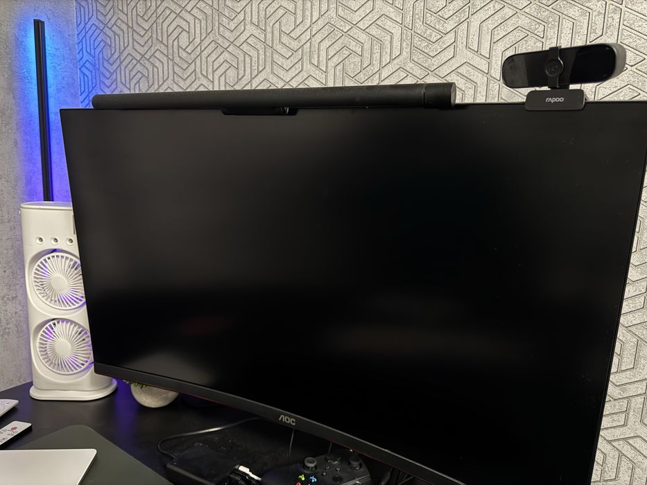Монітор ігровий АОС 31.5 165 hz curved сq32g2se/bk
