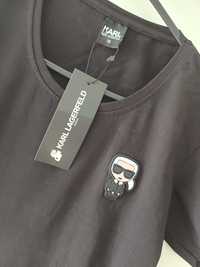 Koszulka t-shirt bluzka 36 S 38 M czarna bawełniana