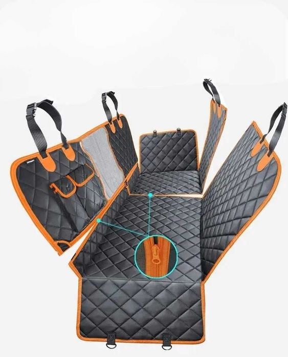 Автогамак для собак чехол на сидіння для собак в автомобіль