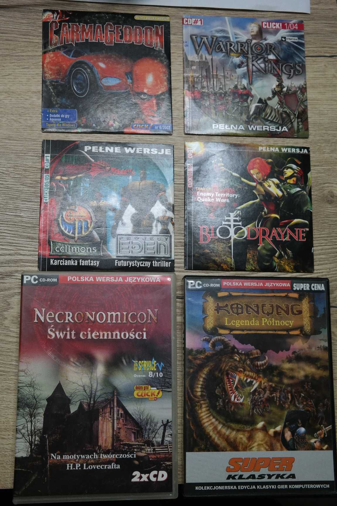 Gry komputerowe CLICK!, CD-Action, PLAY