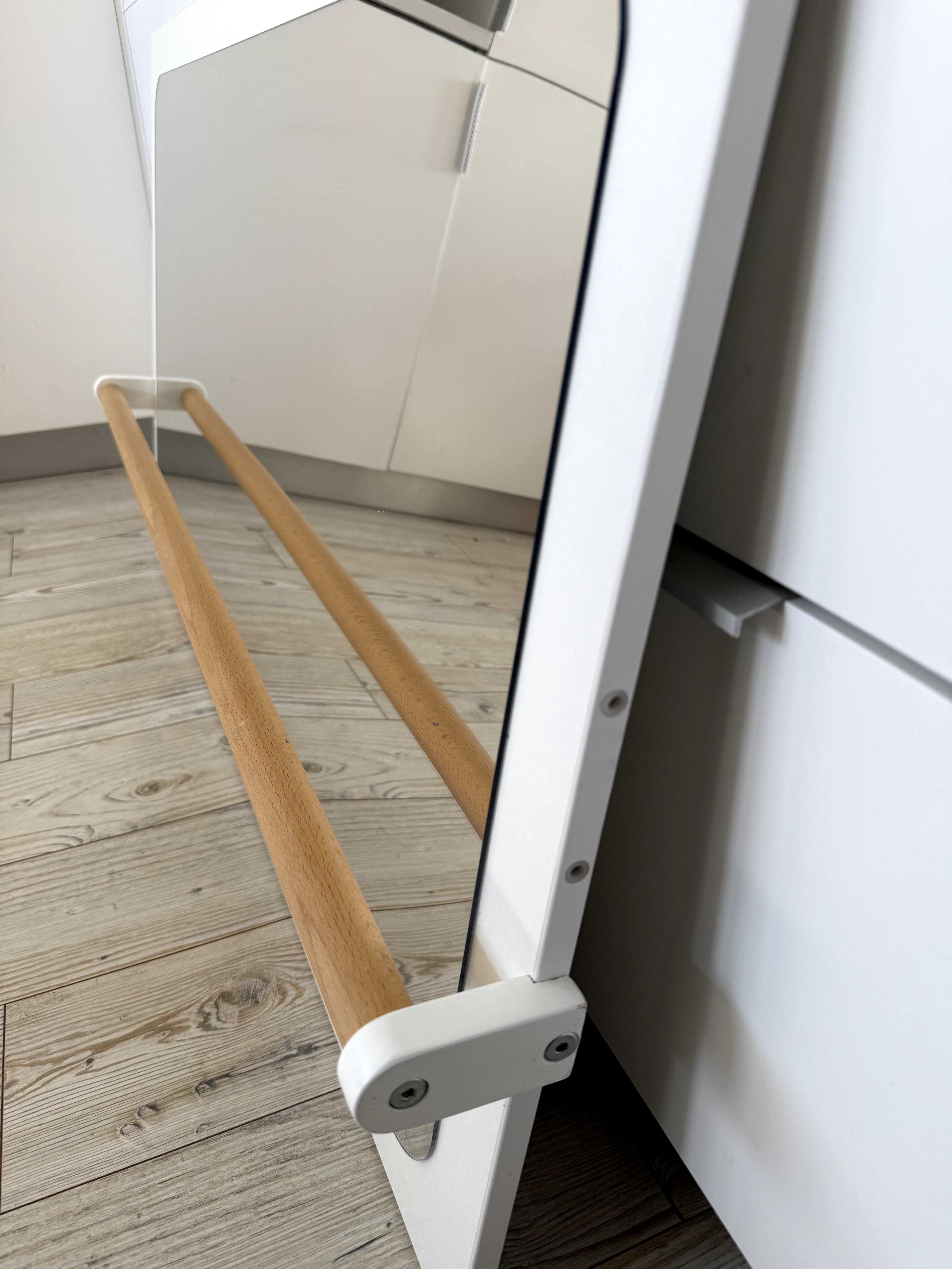 Espelho Micussori Branco / Cera Natural (Montessori)