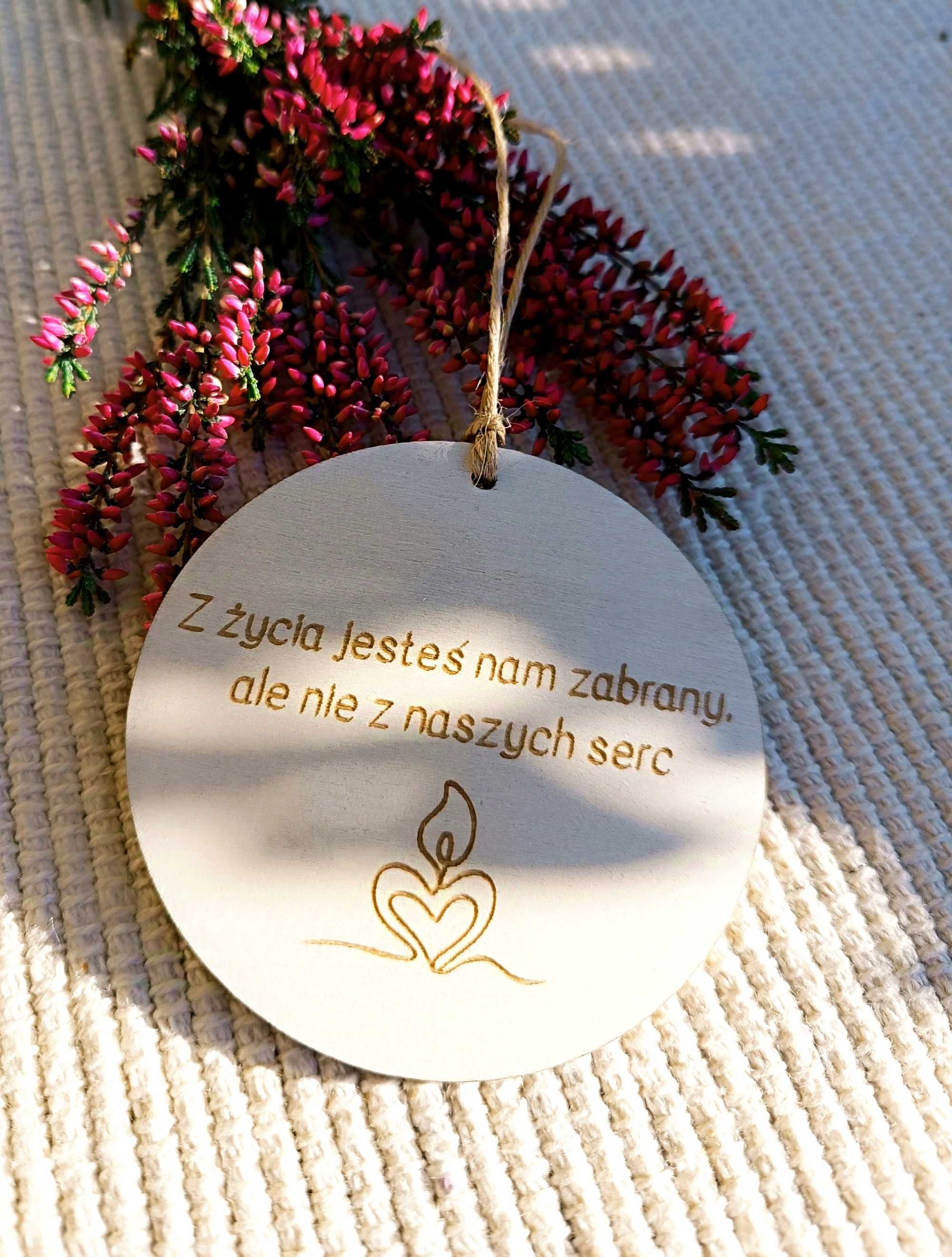 2szt TOPPER PIK do kwiatów WYJĄTKOWY GRAWER wszystkich świętych