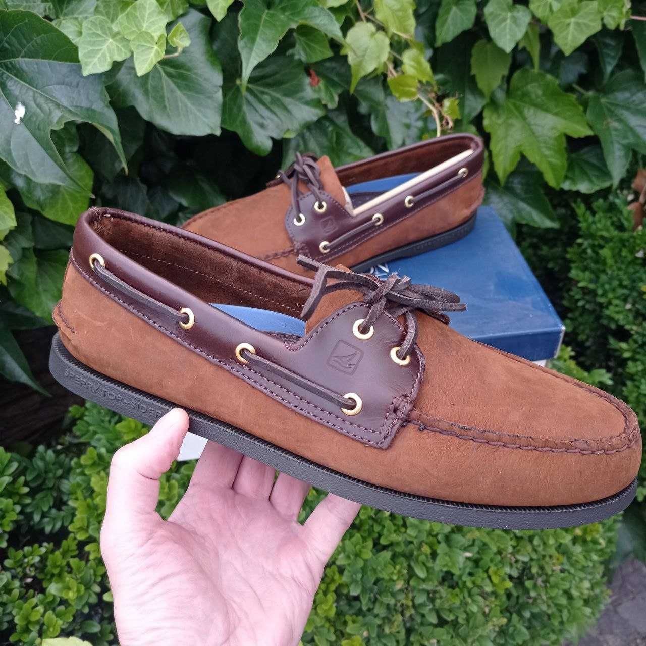 Мокасини топсайдери туфлі мокасіни Sperry Brown Buck 44.5 = 28.5см