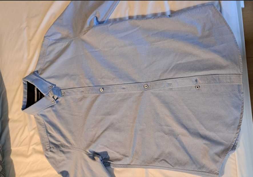 Koszula męska z długim rękawem i łatą na łokciu, rozmiar L Reserved