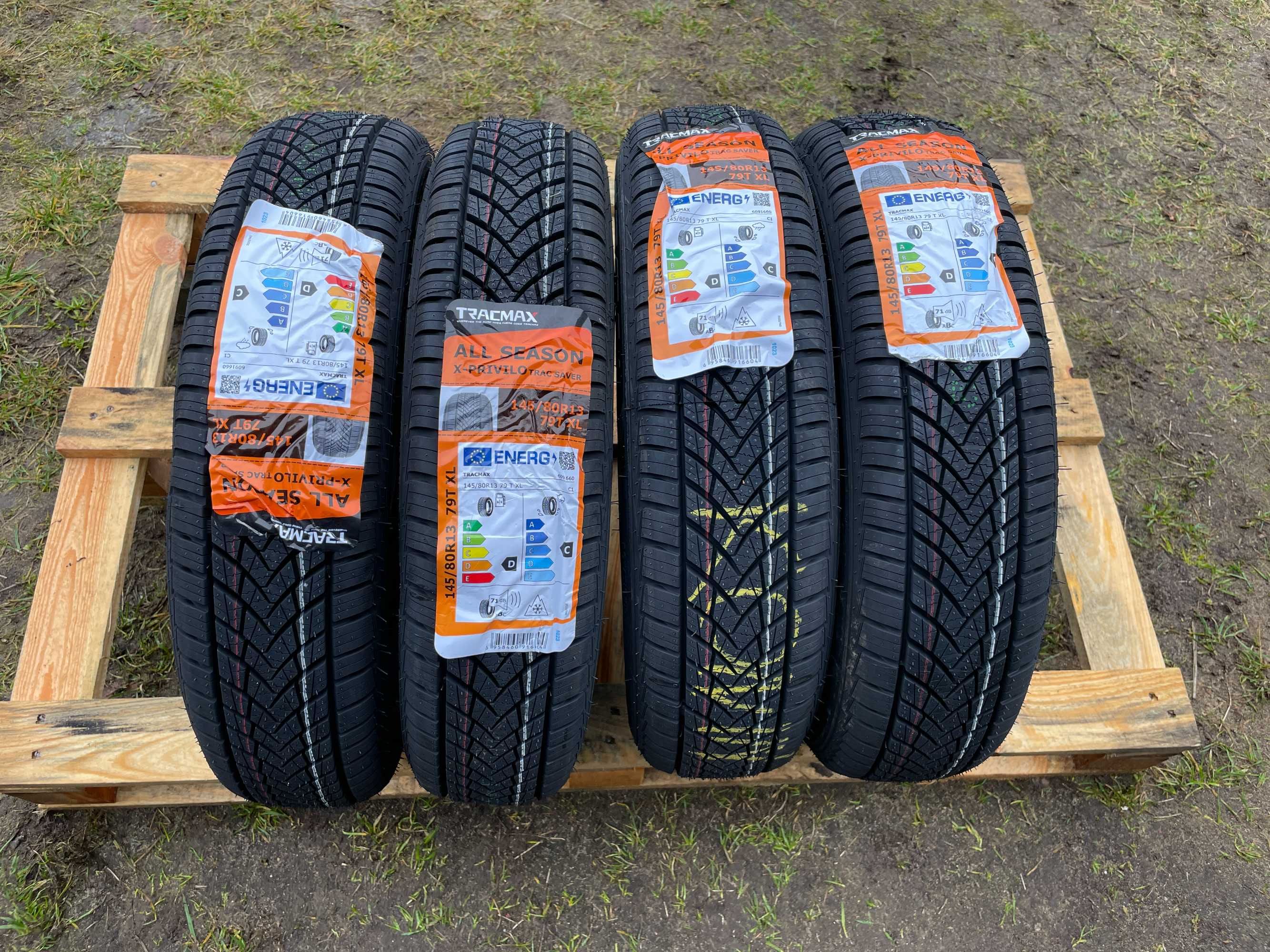 Okazja opony całoroczne 145/80R13 79T XL Tracmax A/S TRAC SAVER NOWE