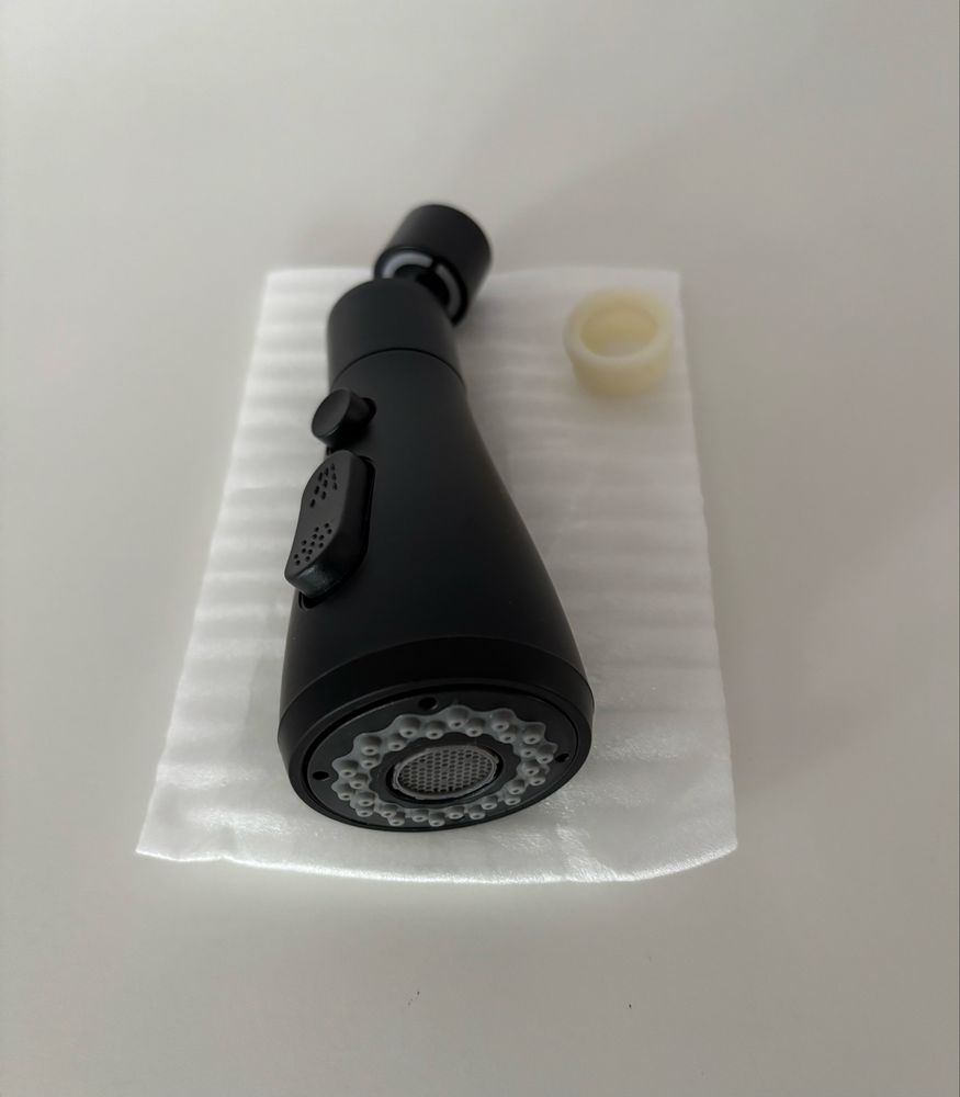 Przedłużacz Kranu Kuchennego AERATOR PERLATOR 3 FUNKCJE 360° CZARNY