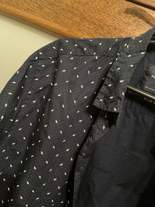 Granatowa koszula House Slim Fit