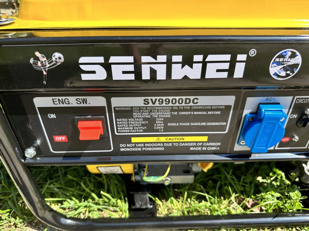 Генератор бензиновий Senwei 3.5 кВт. Мідь