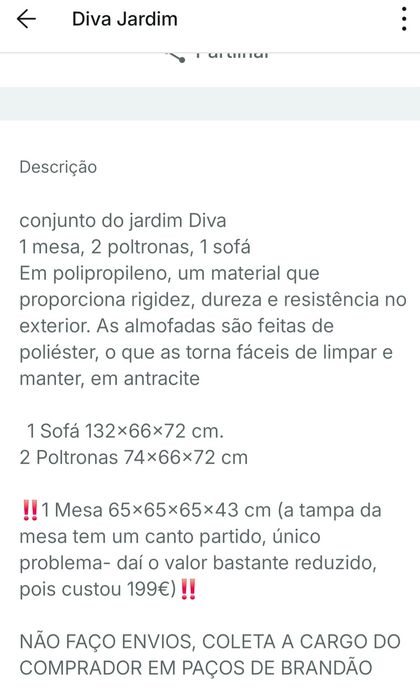 Conjunto jardim Diva