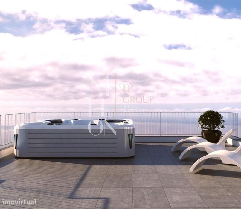 Moradia Isolada T3, nova, com jardim, piscina, Jacuzzi e vista mar