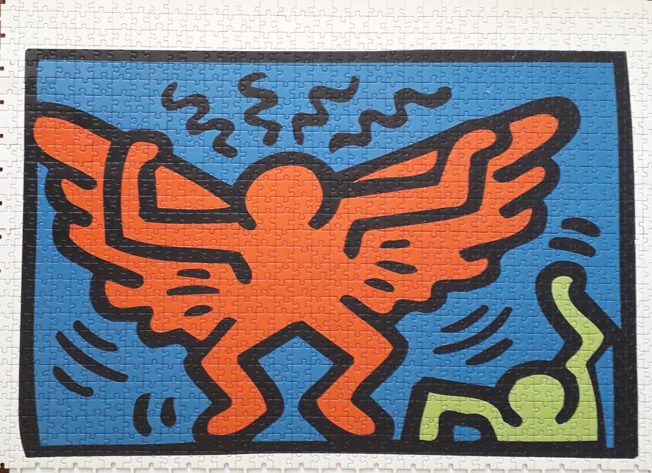 Puzzle Ravensburger Keith Haring 32000 peças  Montado