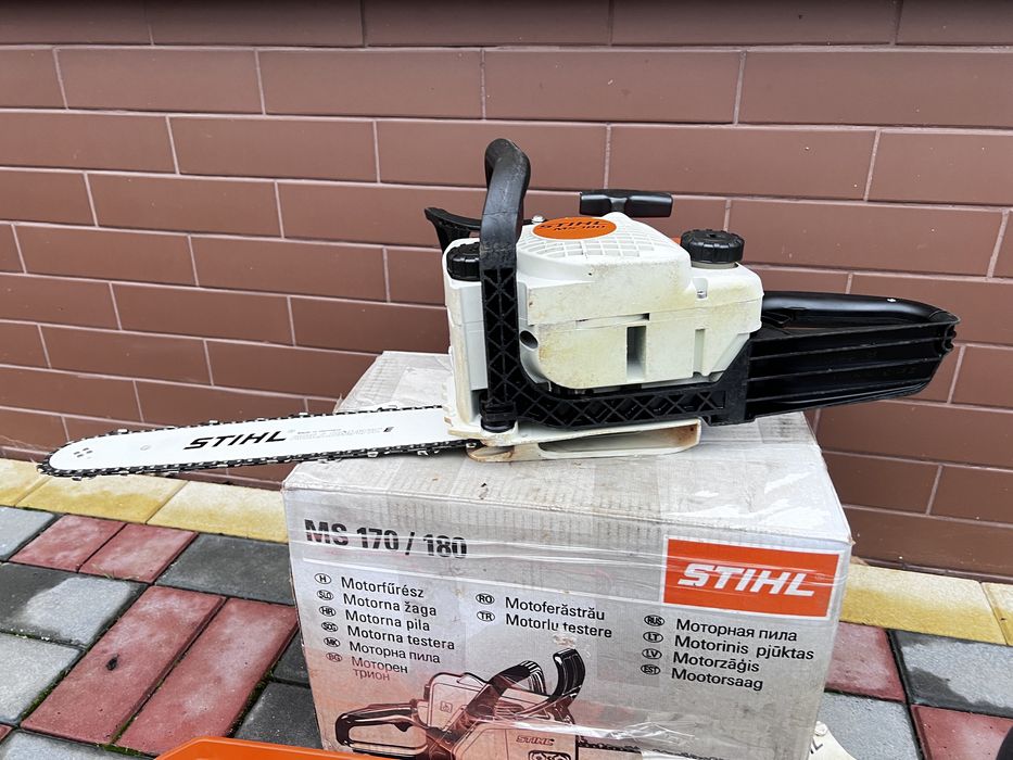 Бензопила Stihl ms 180. Штіль 180. Штиль 180. Пилка.