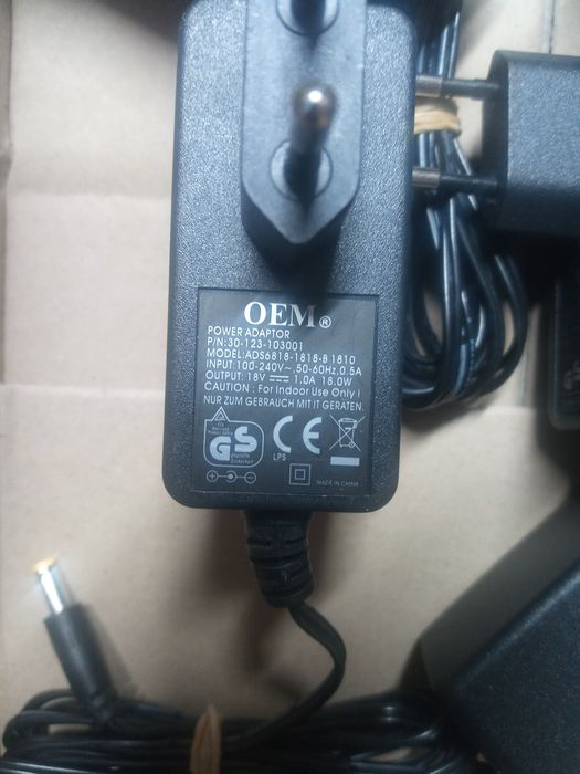 OEM 18В 18V 1A 18W оригінал Блок живлення адаптер питания