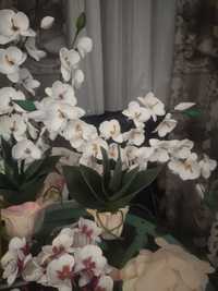 оригинальный подарок светильник роза  орхидея ручной работы