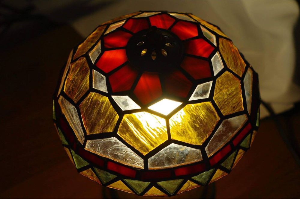 Абажур вітраж для нічної лампи