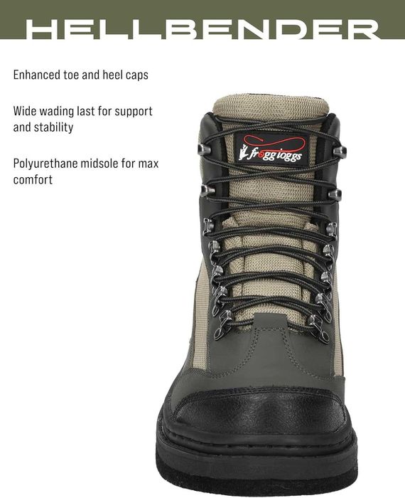 Buty wędkarskie Frogg Toggs Hellbender filc r 14 męskie