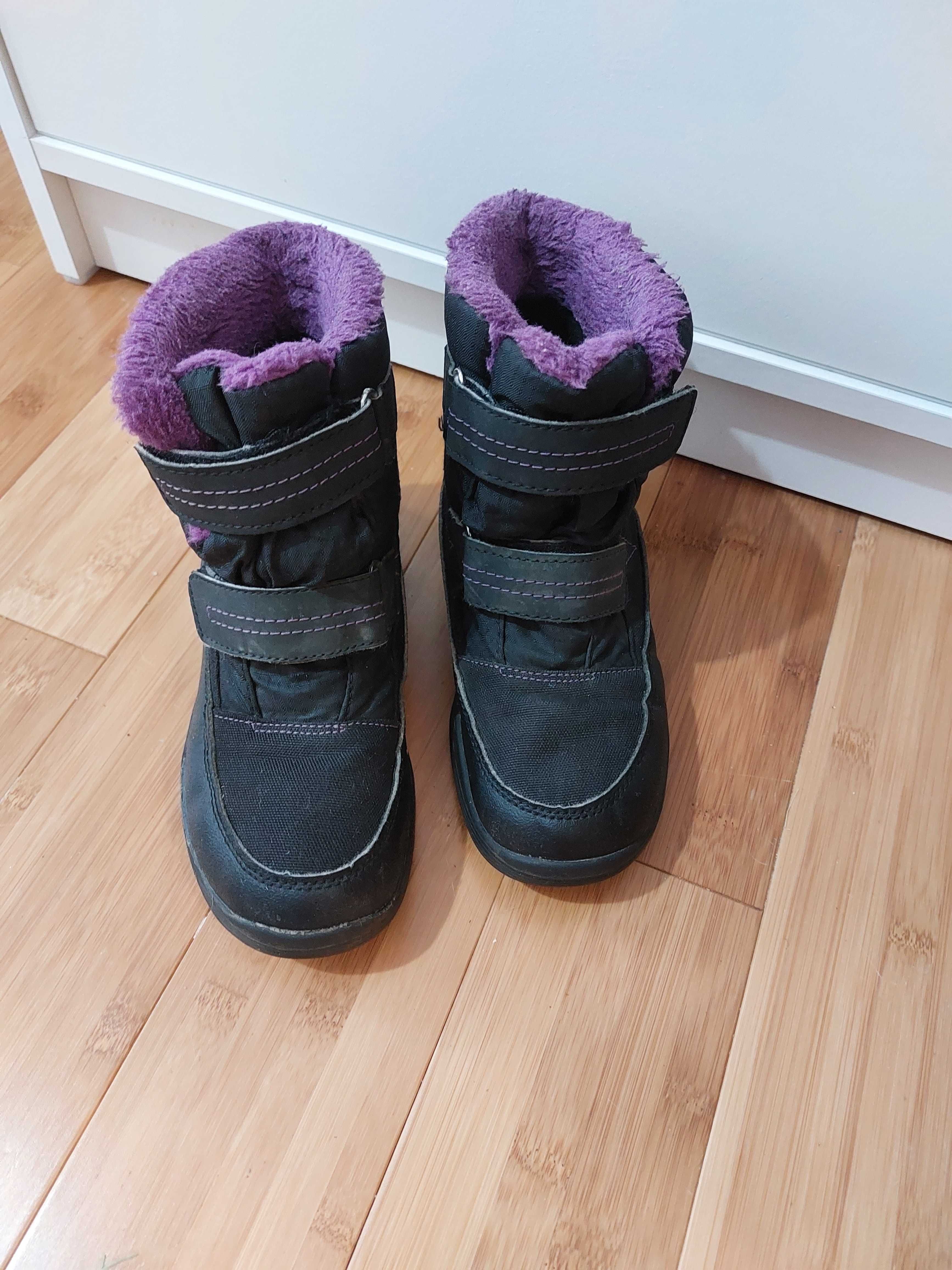 Buty zimowe dla dziewczynki 32 r