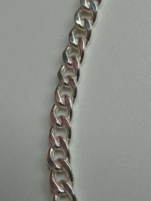 Srebrny naszyjnik Srebrny łańcuszek Pancerka 60 cm Sterling Silver