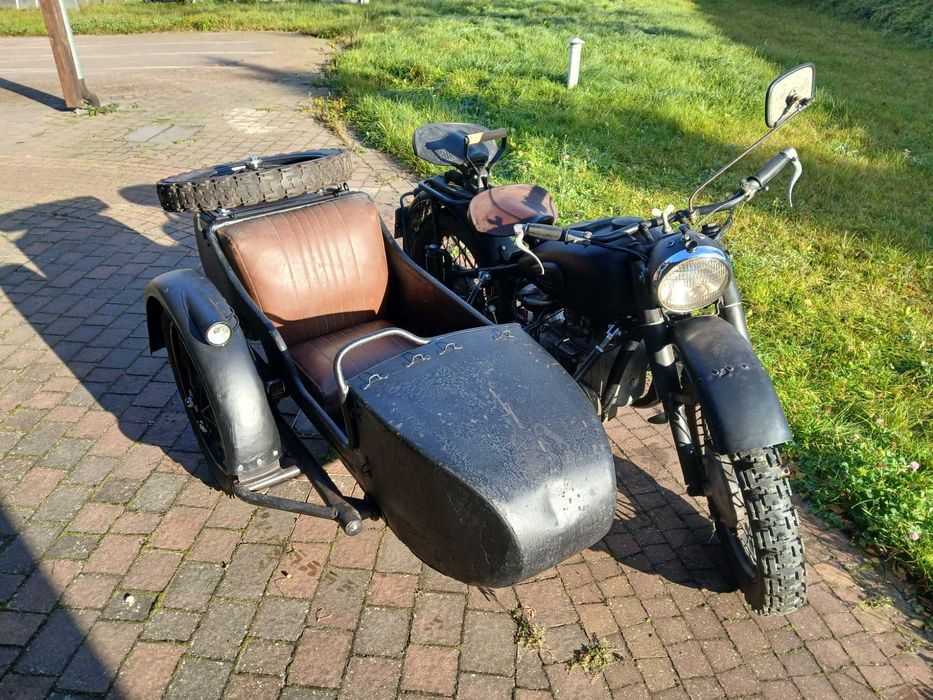 M 72 WZM  ważny P.T. i OC MOTOCYKL  Z L.W.P pier. rej. w Polsce 1960r