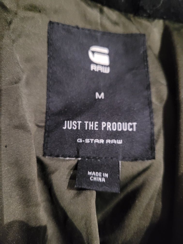 Czarny wełniany płaszcz oversize premium G-STAR