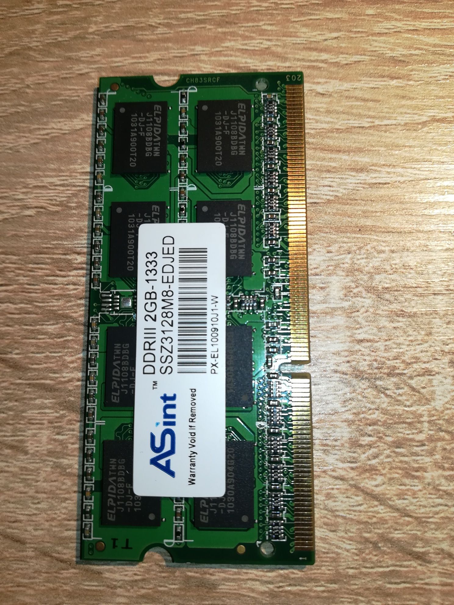 Pamieć RAM 2GB DDR3 1333MHz