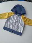 Bluza niemowlęca rozpinana z kapturem. Paski. Carter's rozmiar 9 m 74