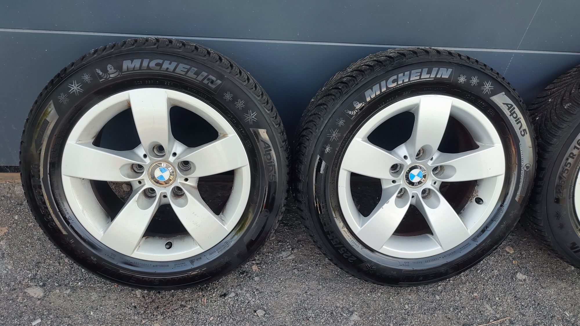 Koła zimowe Bmw E60 E61 225.55.16 Michelin Alpin  2020 rok 8.4mm
